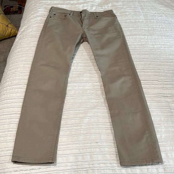 Levi's Mens 502 Tan jeans W33 L34 - Picture 1 of 3